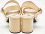 Prada Vintage Pre-owned Leather sandals Beige Dames - Thumbnail 5