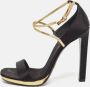 Prada Vintage Pre-owned Leather sandals Black Dames - Thumbnail 2