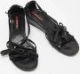 Prada Vintage Pre-owned Leather sandals Black Dames - Thumbnail 4