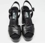 Prada Vintage Pre-owned Leather sandals Black Dames - Thumbnail 3