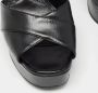 Prada Vintage Pre-owned Leather sandals Black Dames - Thumbnail 7