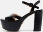 Prada Vintage Pre-owned Leather sandals Black Dames - Thumbnail 2