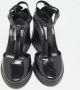 Prada Vintage Pre-owned Leather sandals Black Dames - Thumbnail 3