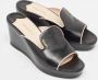 Prada Vintage Pre-owned Leather sandals Black Dames - Thumbnail 4