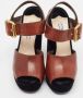 Prada Vintage Pre-owned Leather sandals Black Dames - Thumbnail 3