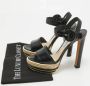 Prada Vintage Pre-owned Leather sandals Black Dames - Thumbnail 8