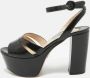 Prada Vintage Pre-owned Leather sandals Black Dames - Thumbnail 2