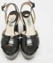 Prada Vintage Pre-owned Leather sandals Black Dames - Thumbnail 3