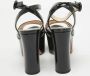 Prada Vintage Pre-owned Leather sandals Black Dames - Thumbnail 5