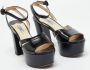 Prada Vintage Pre-owned Leather sandals Black Dames - Thumbnail 4