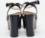 Prada Vintage Pre-owned Leather sandals Black Dames - Thumbnail 5