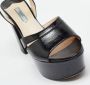 Prada Vintage Pre-owned Leather sandals Black Dames - Thumbnail 7