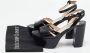 Prada Vintage Pre-owned Leather sandals Black Dames - Thumbnail 9