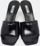 Prada Vintage Pre-owned Leather sandals Black Dames - Thumbnail 3