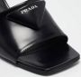 Prada Vintage Pre-owned Leather sandals Black Dames - Thumbnail 7