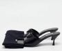 Prada Vintage Pre-owned Leather sandals Black Dames - Thumbnail 9