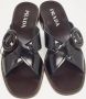 Prada Vintage Pre-owned Leather sandals Black Dames - Thumbnail 3