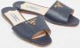 Prada Vintage Pre-owned Leather sandals Blue Dames - Thumbnail 4