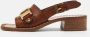 Prada Vintage Pre-owned Leather sandals Brown Dames - Thumbnail 2