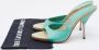 Prada Vintage Pre-owned Leather sandals Green Dames - Thumbnail 9