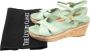 Prada Vintage Pre-owned Leather sandals Green Dames - Thumbnail 7