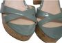 Prada Vintage Pre-owned Leather sandals Green Dames - Thumbnail 7