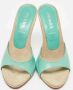 Prada Vintage Pre-owned Leather sandals Green Dames - Thumbnail 3