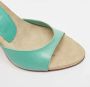 Prada Vintage Pre-owned Leather sandals Green Dames - Thumbnail 7