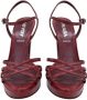 Prada Vintage Pre-owned Leather sandals Red Dames - Thumbnail 3