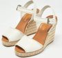 Prada Vintage Pre-owned Leather sandals White Dames - Thumbnail 3