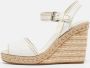 Prada Vintage Pre-owned Leather sandals White Dames - Thumbnail 2