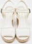 Prada Vintage Pre-owned Leather sandals White Dames - Thumbnail 3