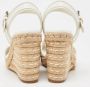 Prada Vintage Pre-owned Leather sandals White Dames - Thumbnail 5