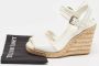 Prada Vintage Pre-owned Leather sandals White Dames - Thumbnail 9