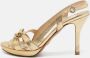 Prada Vintage Pre-owned Leather sandals Yellow Dames - Thumbnail 2