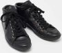 Prada Vintage Pre-owned Leather sneakers Black Dames - Thumbnail 4