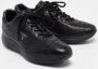 Prada Vintage Pre-owned Leather sneakers Black Dames - Thumbnail 4