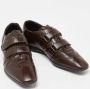 Prada Vintage Pre-owned Leather sneakers Brown Heren - Thumbnail 4