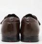 Prada Vintage Pre-owned Leather sneakers Brown Heren - Thumbnail 5