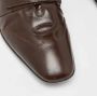 Prada Vintage Pre-owned Leather sneakers Brown Heren - Thumbnail 8