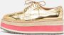 Prada Vintage Pre-owned Leather sneakers Yellow Dames - Thumbnail 2