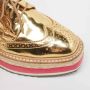 Prada Vintage Pre-owned Leather sneakers Yellow Dames - Thumbnail 7