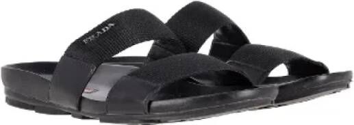 Prada Vintage Pre-owned Nylon sandals Black Heren