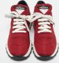 Prada Vintage Pre-owned Nylon sneakers Red Dames - Thumbnail 3