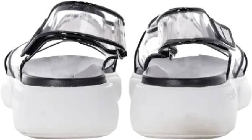 Prada Vintage Pre-owned Plastic sandals White Dames