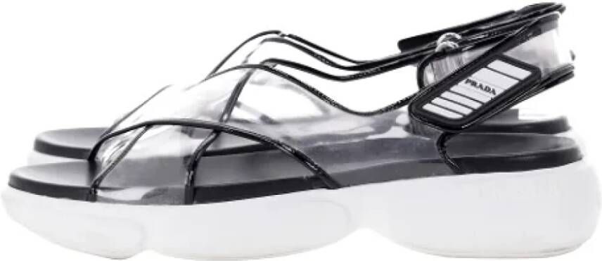 Prada Vintage Pre-owned Plastic sandals White Dames