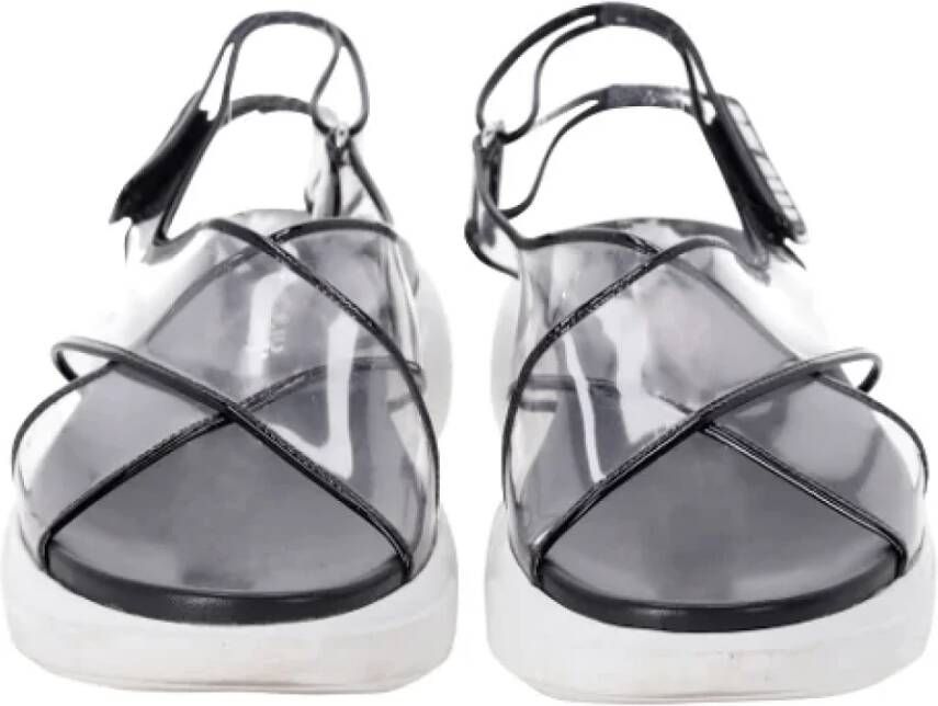 Prada Vintage Pre-owned Plastic sandals White Dames