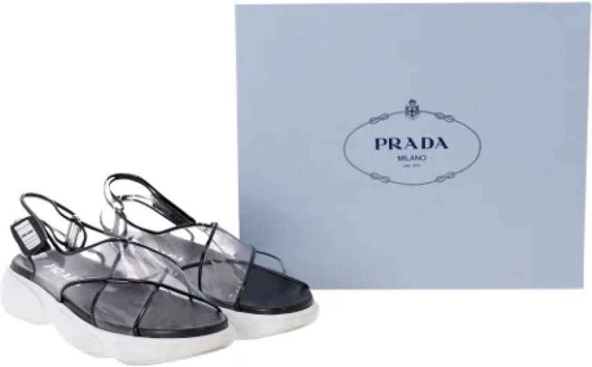 Prada Vintage Pre-owned Plastic sandals White Dames