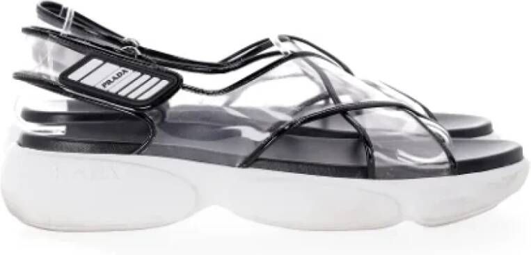 Prada Vintage Pre-owned Plastic sandals White Dames