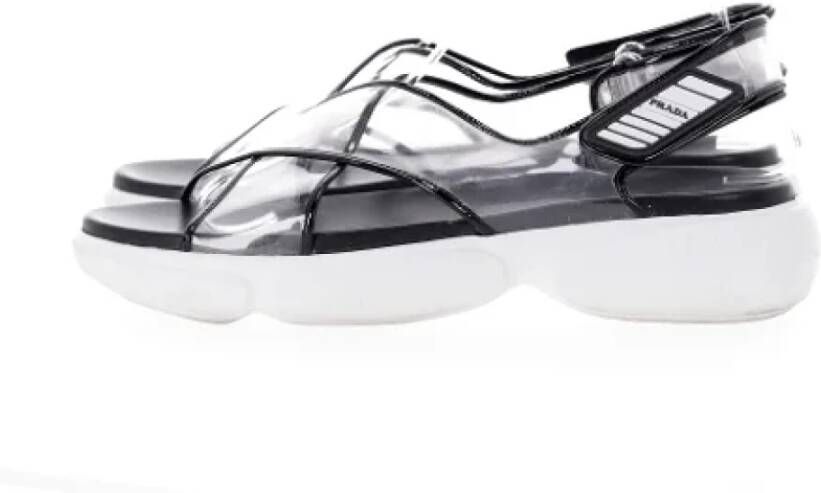 Prada Vintage Pre-owned Plastic sandals White Dames